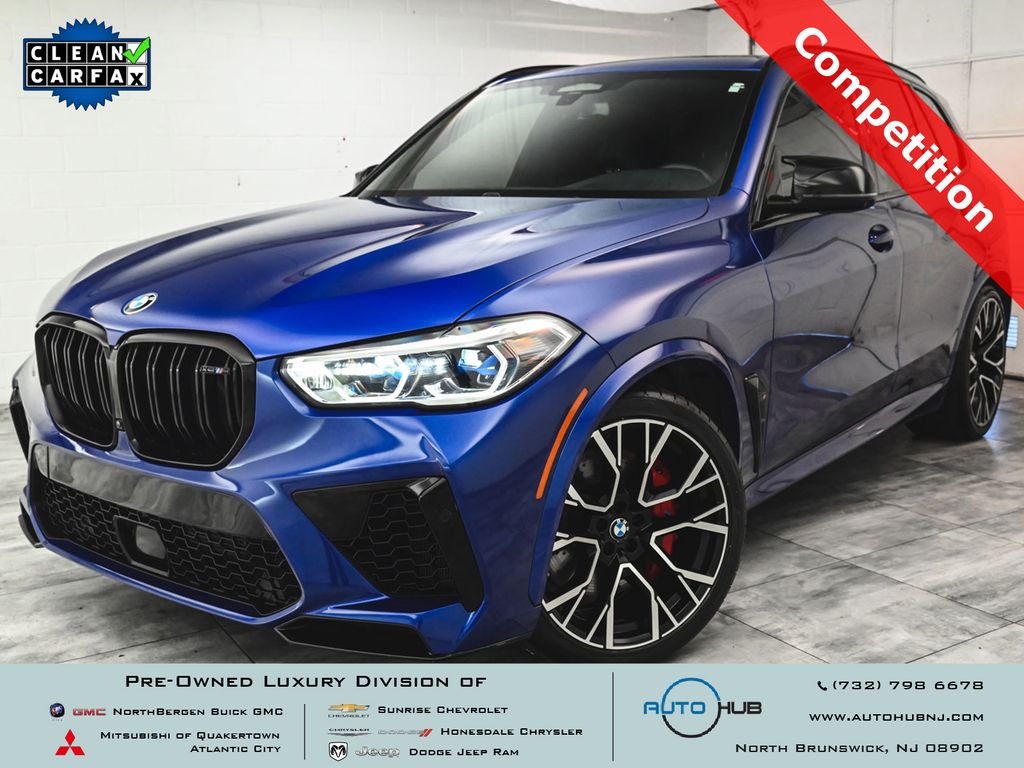 Blue 2022 BMW X5 M AWD SUV / Crossover All-Wheel Drive 8-Speed Automatic