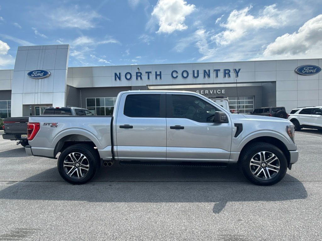 Iconic Silver Metallic 2023 Ford F-150 Pickup Truck Four-Wheel Drive Automatic
