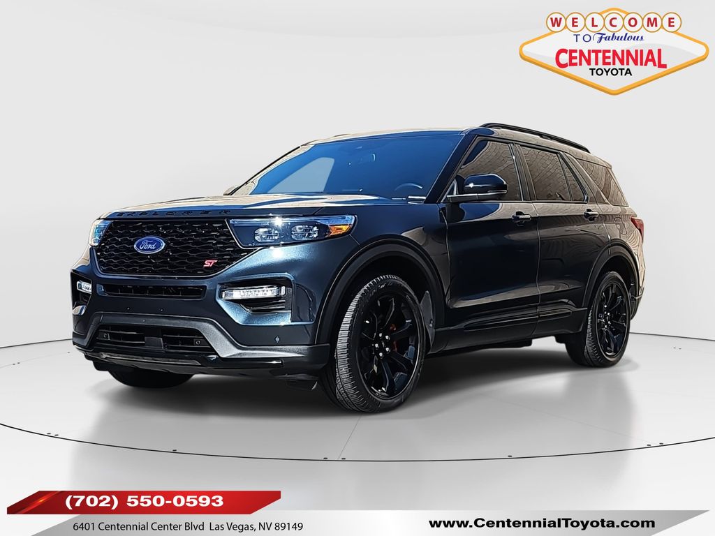 Blue Metallic 2023 Ford Explorer ST AWD SUV / Crossover All-Wheel Drive Automatic