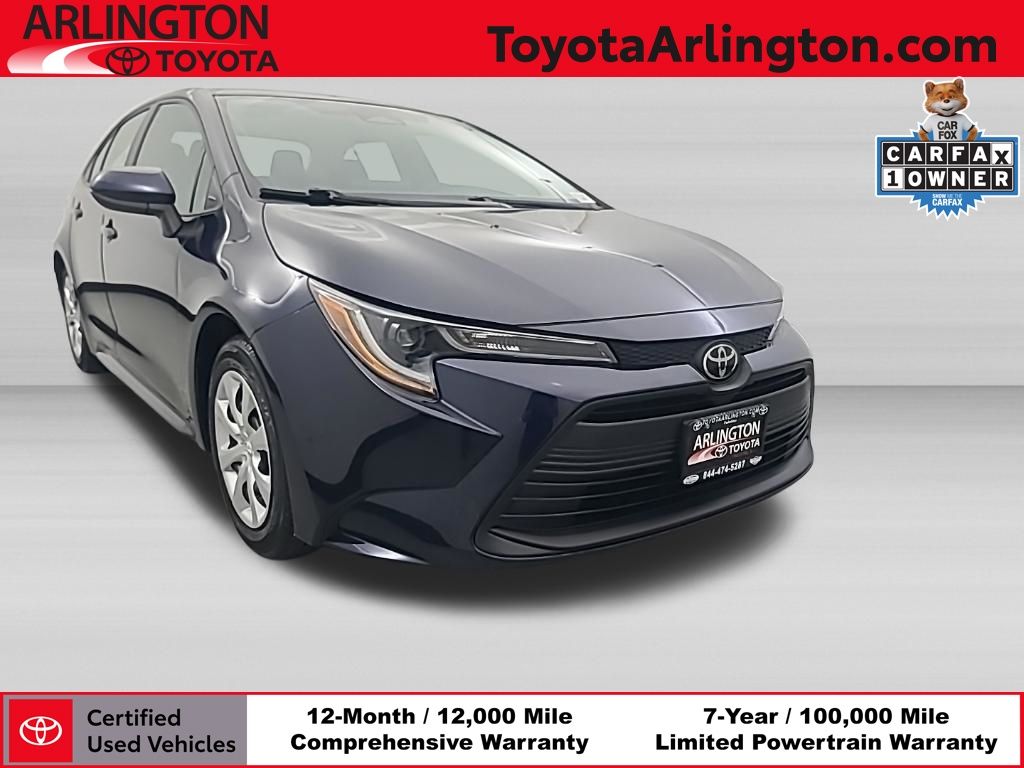 Blueprint 2023 Toyota Corolla Sedan Front-Wheel Drive Continuously Variable Transmission