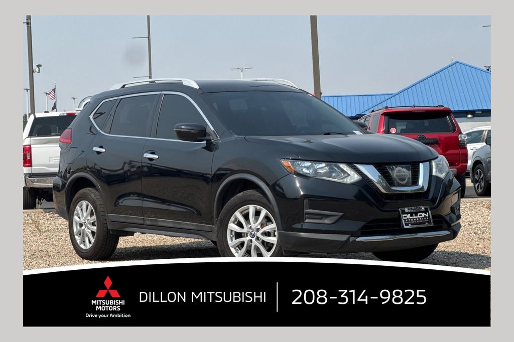 Gray (Magnetic Black) 2017 Nissan Rogue SUV / Crossover All-Wheel Drive Continuously Variable Transmission