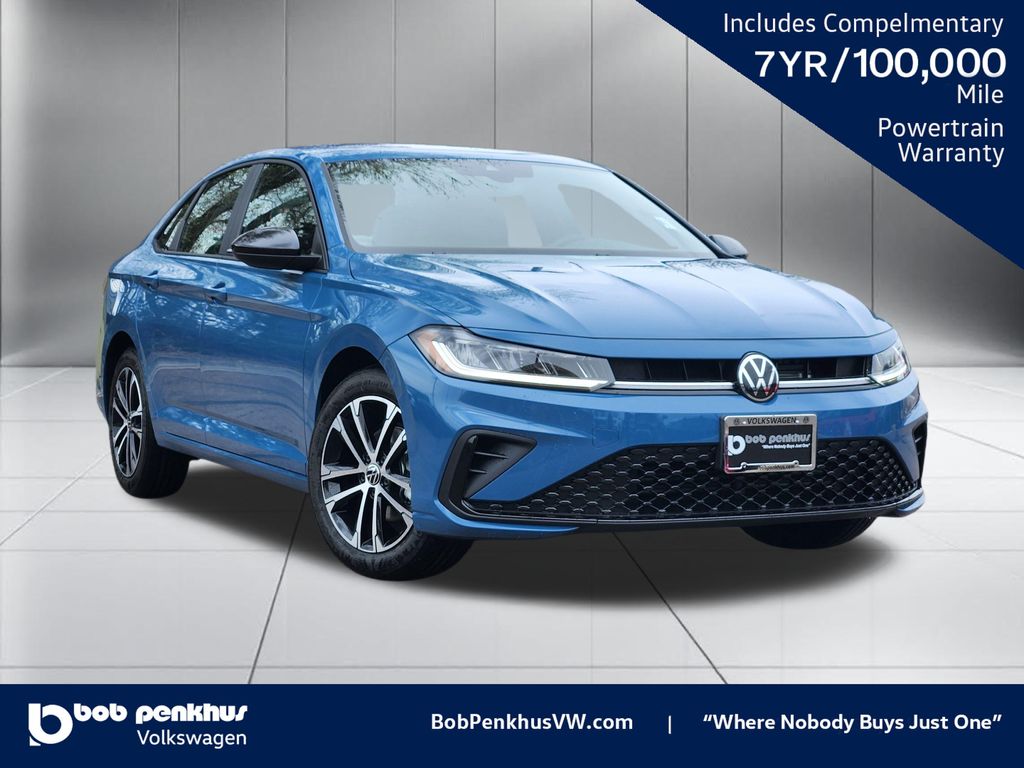 Monterey Blue Pearl 2026 Volkswagen Jetta Sedan Front-Wheel Drive 8-Speed Automatic