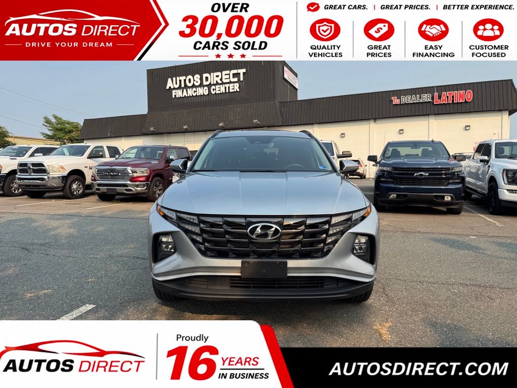 Shimmering Silver 2023 Hyundai Tucson SUV / Crossover All-Wheel Drive 8-Speed Automatic
