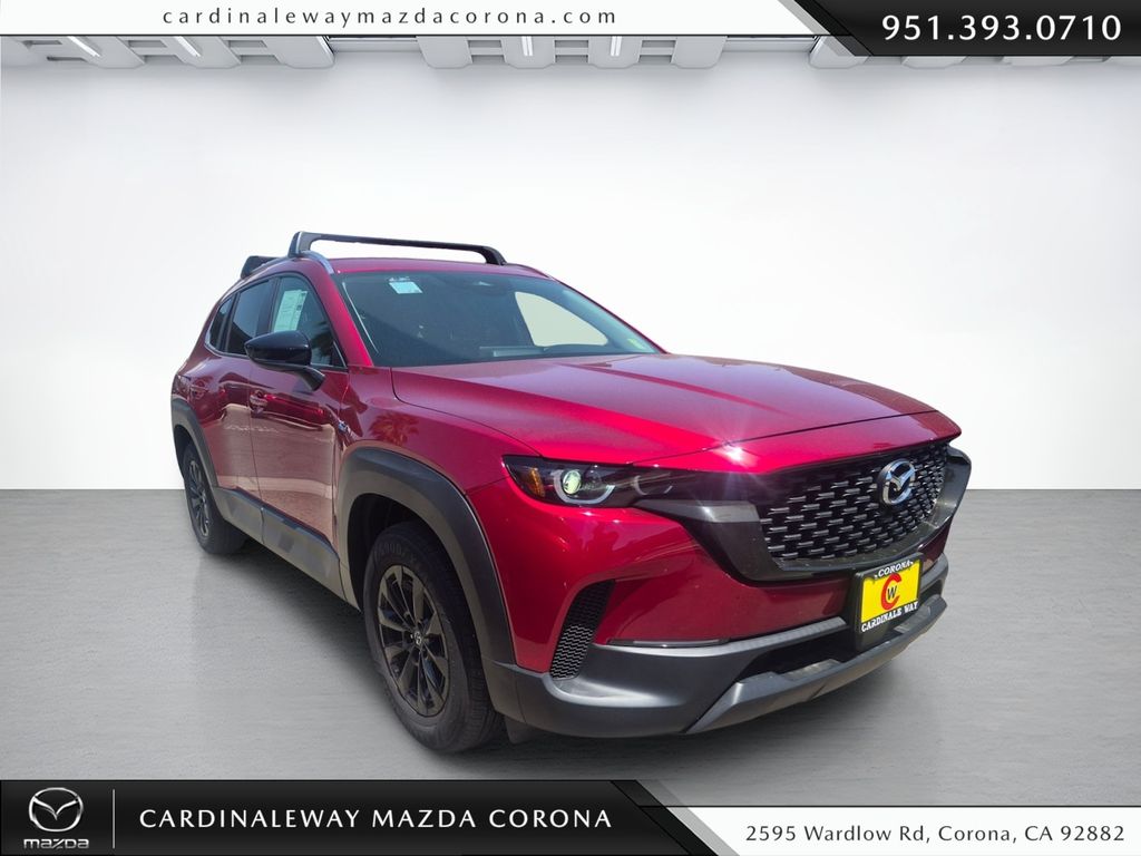 Red Crystal 2025 Mazda CX-50 Hybrid Preferred AWD SUV / Crossover All-Wheel Drive Continuously Variable Transmission
