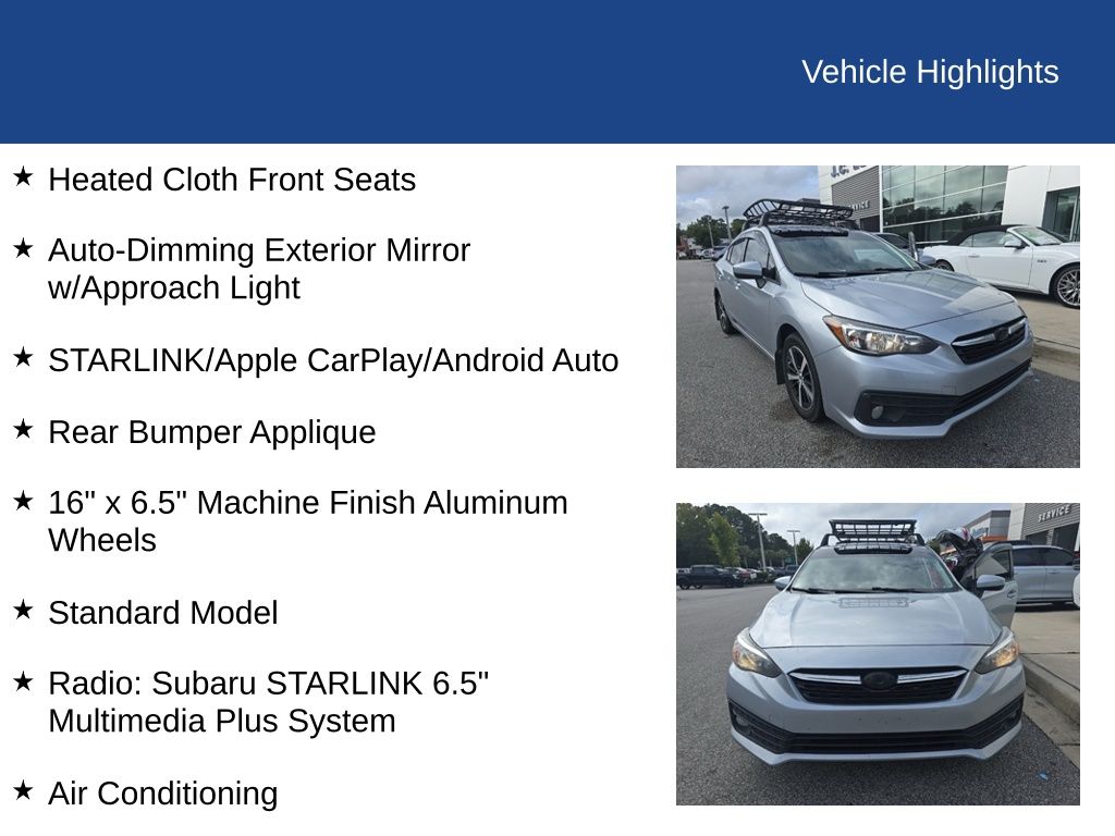 2021 Subaru Impreza Premium Sedan