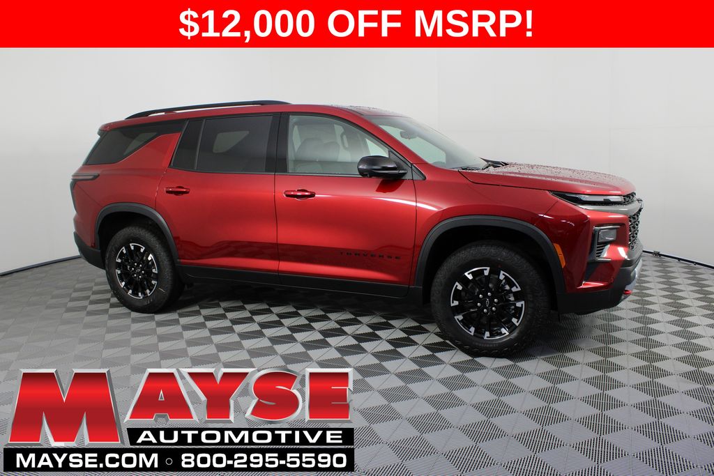 Radiant Red Tintcoat 2026 Chevrolet Traverse SUV / Crossover Four-Wheel Drive 8-Speed Automatic