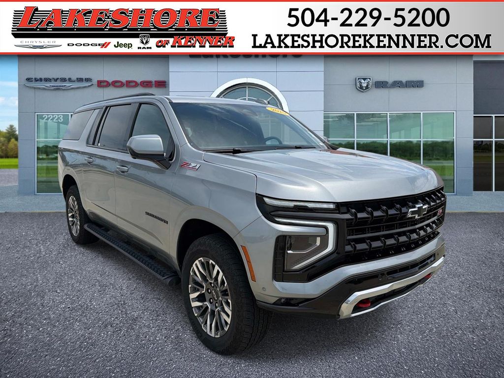 Sterling Gray Metallic 2025 Chevrolet Suburban SUV / Crossover Four-Wheel Drive Automatic
