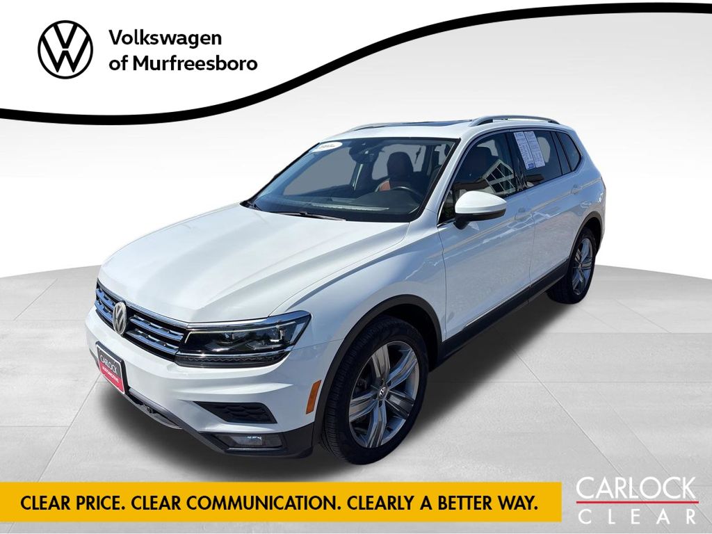 Pure White 2018 Volkswagen Tiguan SEL Premium 4Motion SUV / Crossover All-Wheel Drive 8-Speed Automatic