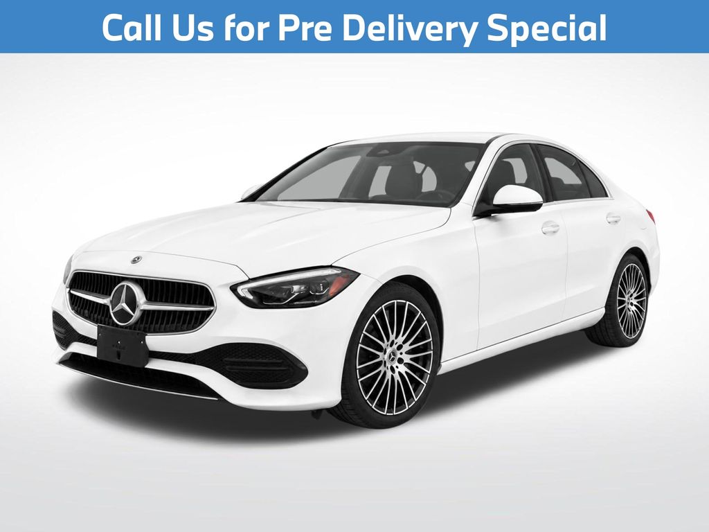 White 2023 Mercedes-Benz C-Class C 300 4MATIC Sedan All-Wheel Drive 9-Speed Automatic