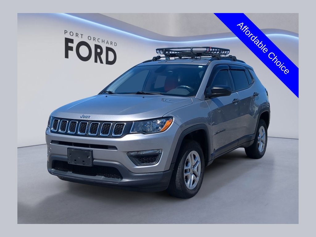 Billet Silver Metallic Clearcoat 2018 Jeep Compass SUV / Crossover Four-Wheel Drive 9-Speed Automatic