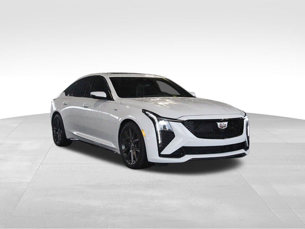 Summit White 2026 Cadillac CT5 Sedan Rear-Wheel Drive Automatic