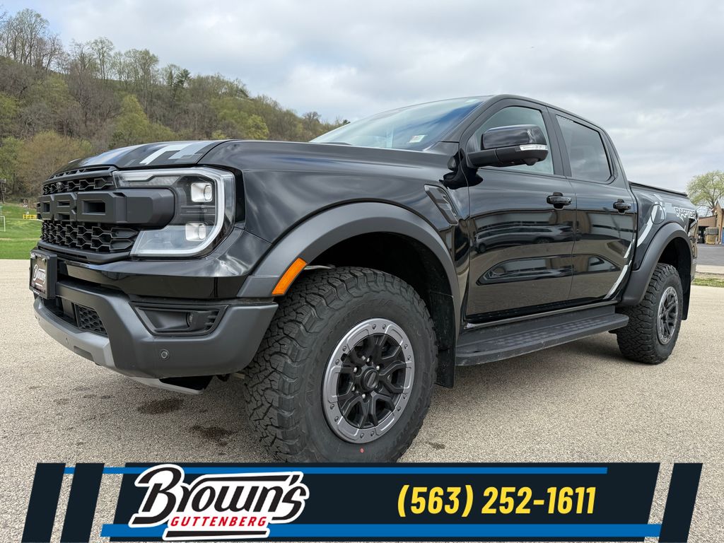 Shadow Black 2025 Ford Ranger Pickup Truck Four-Wheel Drive Automatic