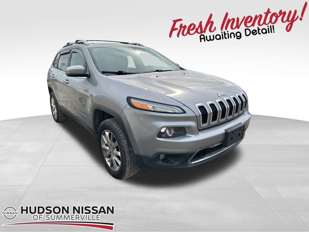 2014 Billet Silver Metallic Clearcoat Jeep Cherokee Limited 4X4 SUV