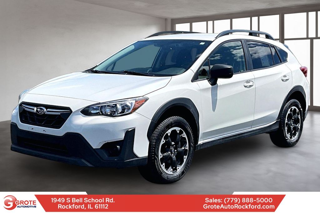 Crystal White Pearl 2023 Subaru Crosstrek AWD SUV / Crossover All-Wheel Drive Continuously Variable Transmission