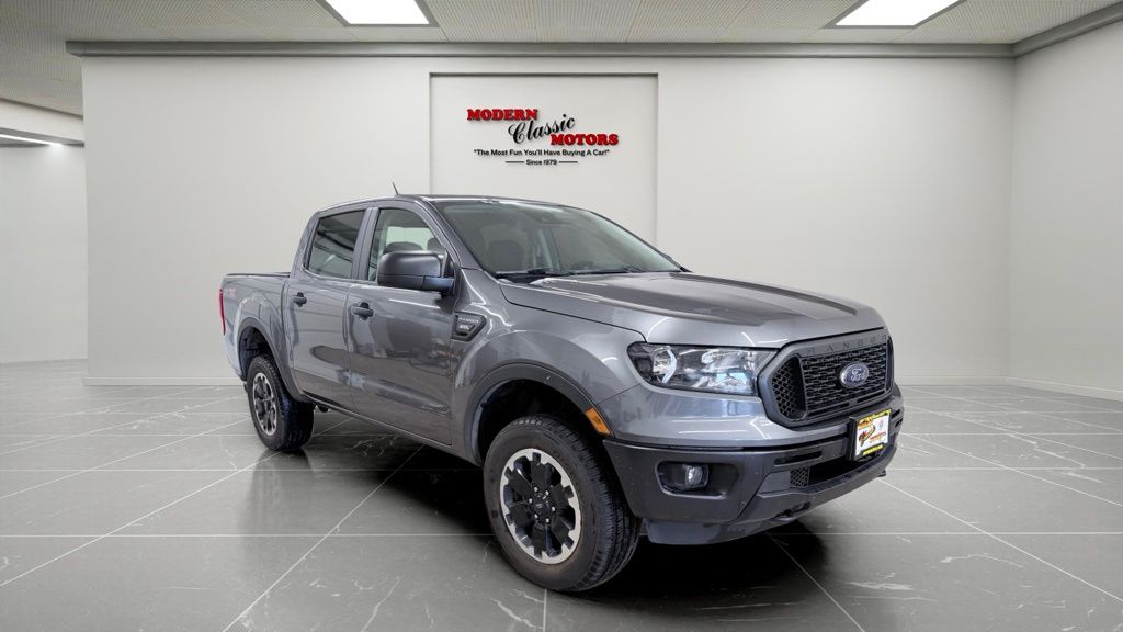 Gray Metallic 2021 Ford Ranger Pickup Truck Four-Wheel Drive Automatic