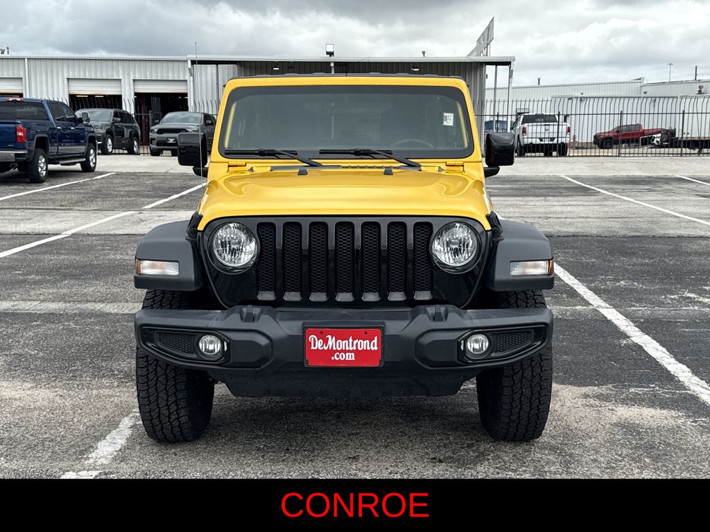 2021 Jeep Wrangler Unlimited Willys Yellow at Don McGill Toyota