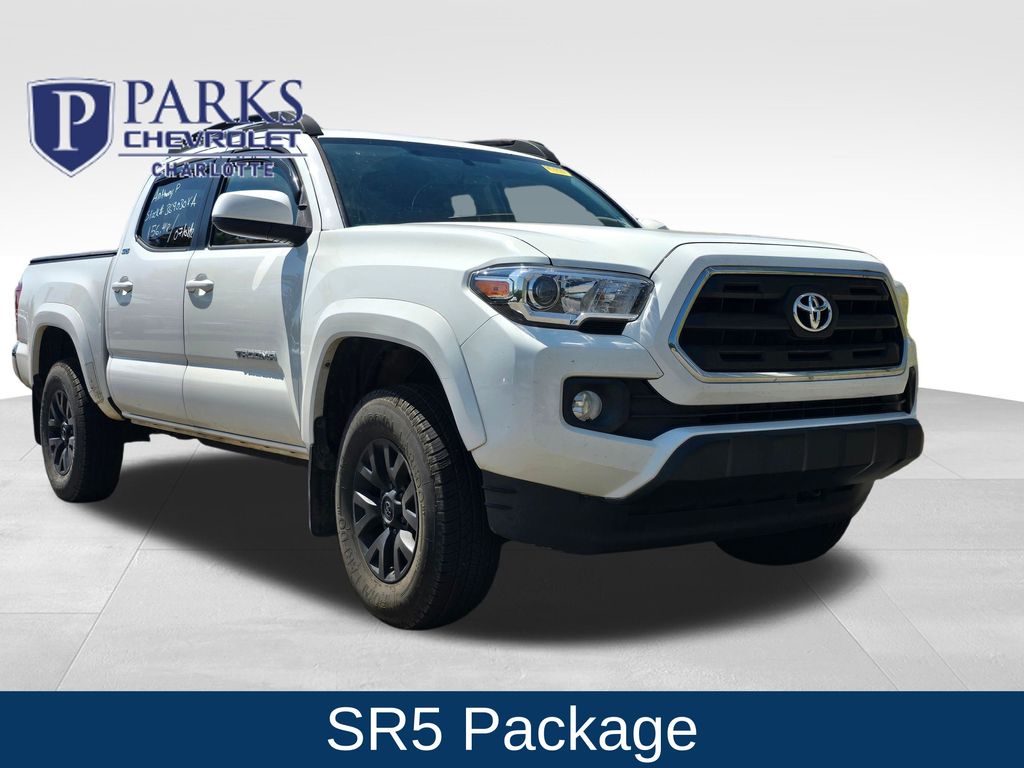 Super White 2017 Toyota Tacoma Pickup Truck Four-Wheel Drive 6-Speed Automatic