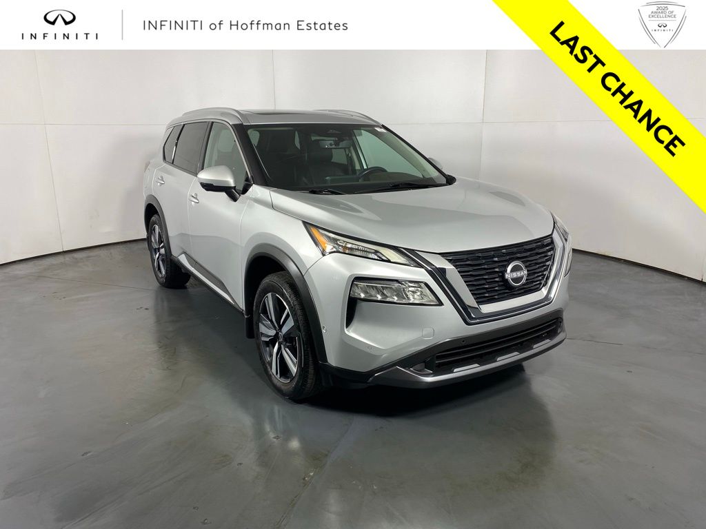 Brilliant Silver Metallic 2023 Nissan Rogue SL AWD SUV / Crossover All-Wheel Drive Continuously Variable Transmission