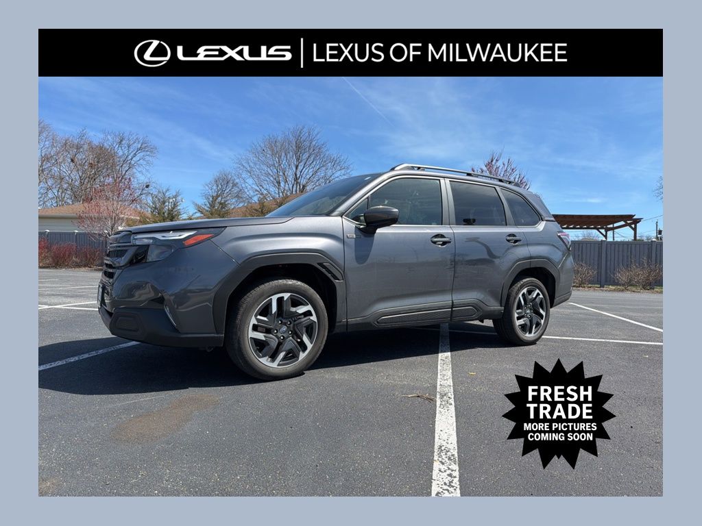 Magnetite Gray Metallic 2025 Subaru Forester Hybrid Premium AWD SUV / Crossover All-Wheel Drive Continuously Variable Transmission