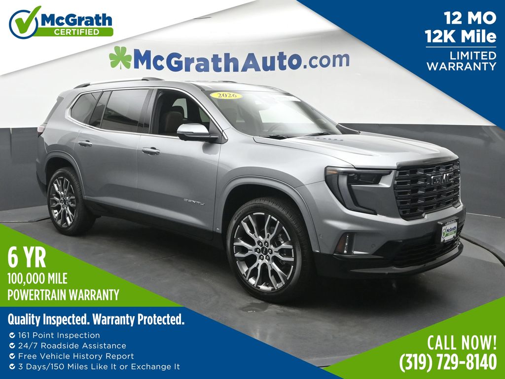 Sterling Metallic 2026 GMC Acadia SUV / Crossover Four-Wheel Drive 8-Speed Automatic