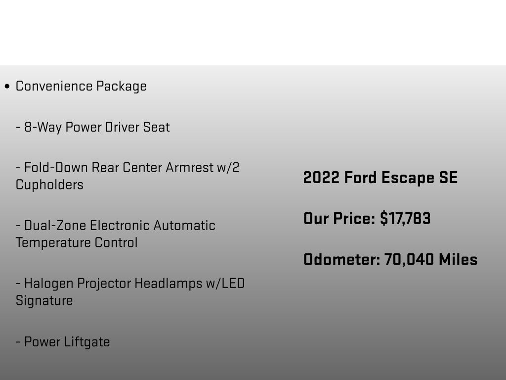 2022 Ford Escape SE - 11