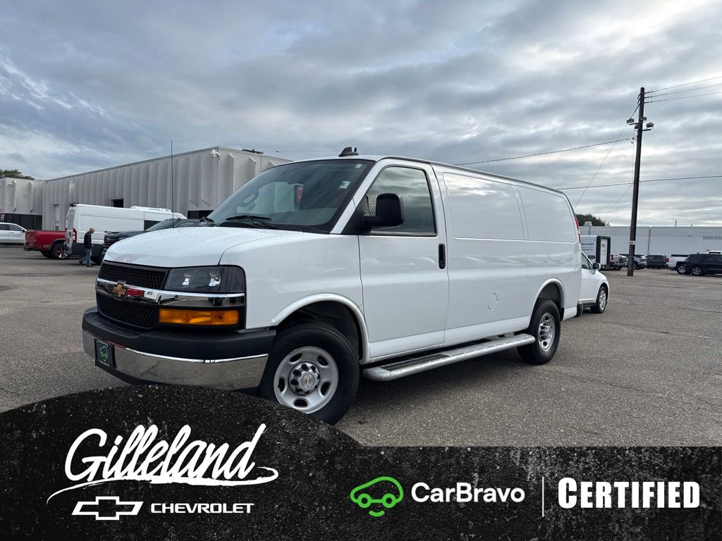 Summit White 2025 Chevrolet Express Cargo Van Rear-Wheel Drive 8-Speed Automatic Overdrive