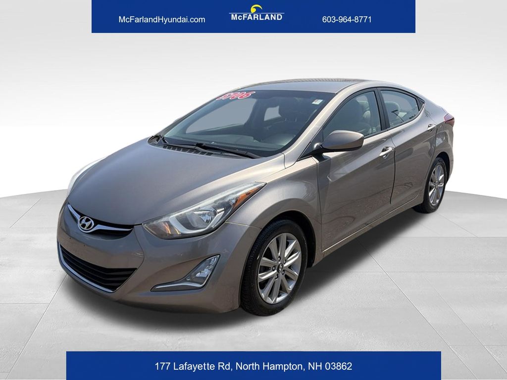 Desert Bronze 2014 Hyundai Elantra Sedan Front-Wheel Drive 6-Speed Automatic Overdrive
