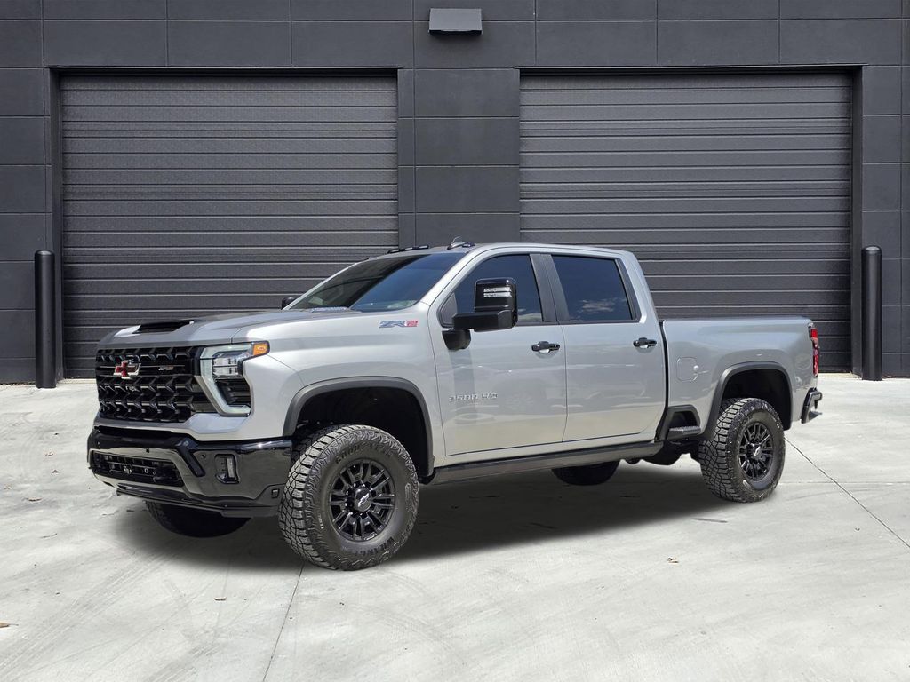 Sterling Gray Metallic 2025 Chevrolet Silverado 2500HD ZR2 Crew Cab 4WD Pickup Truck Four-Wheel Drive Automatic