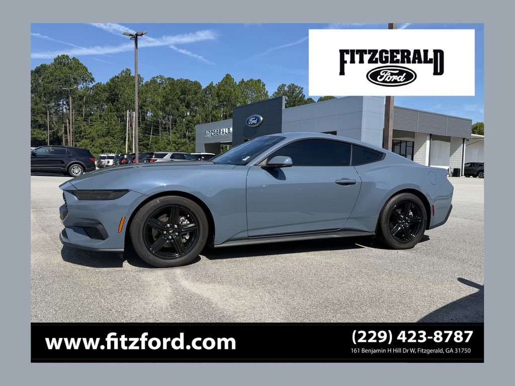 Vapor Blue 2025 Ford Mustang Coupe Rear-Wheel Drive Automatic