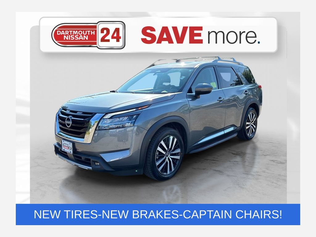 Gray (Gun Metallic) 2023 Nissan Pathfinder SUV / Crossover All-Wheel Drive 9-Speed Automatic