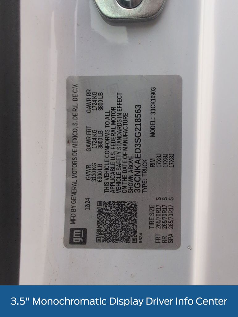 Certified Used 2025 White Chevrolet WT image 41