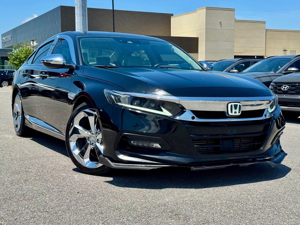 Black (Obsidian Blue Pearl) 2018 Honda Accord Sedan Front-Wheel Drive Continuously Variable Transmission