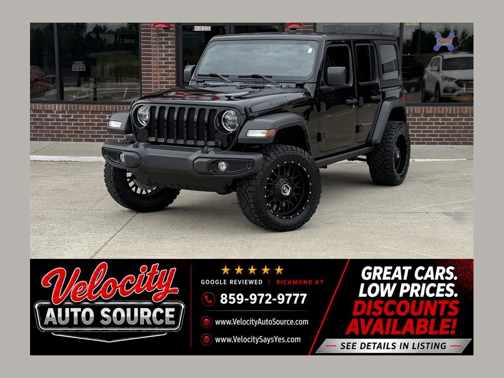 Black Clearcoat 2022 Jeep Wrangler SUV / Crossover Four-Wheel Drive 8-Speed Automatic