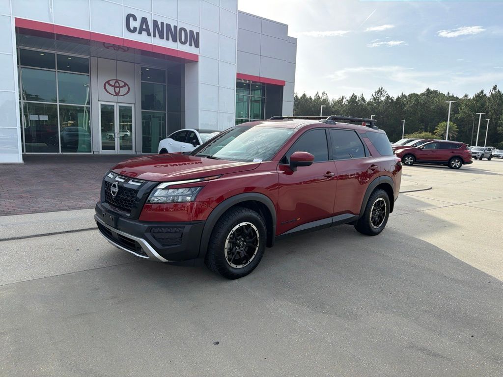 Red (Scarlet Ember) 2024 Nissan Pathfinder SUV / Crossover All-Wheel Drive 9-Speed Automatic