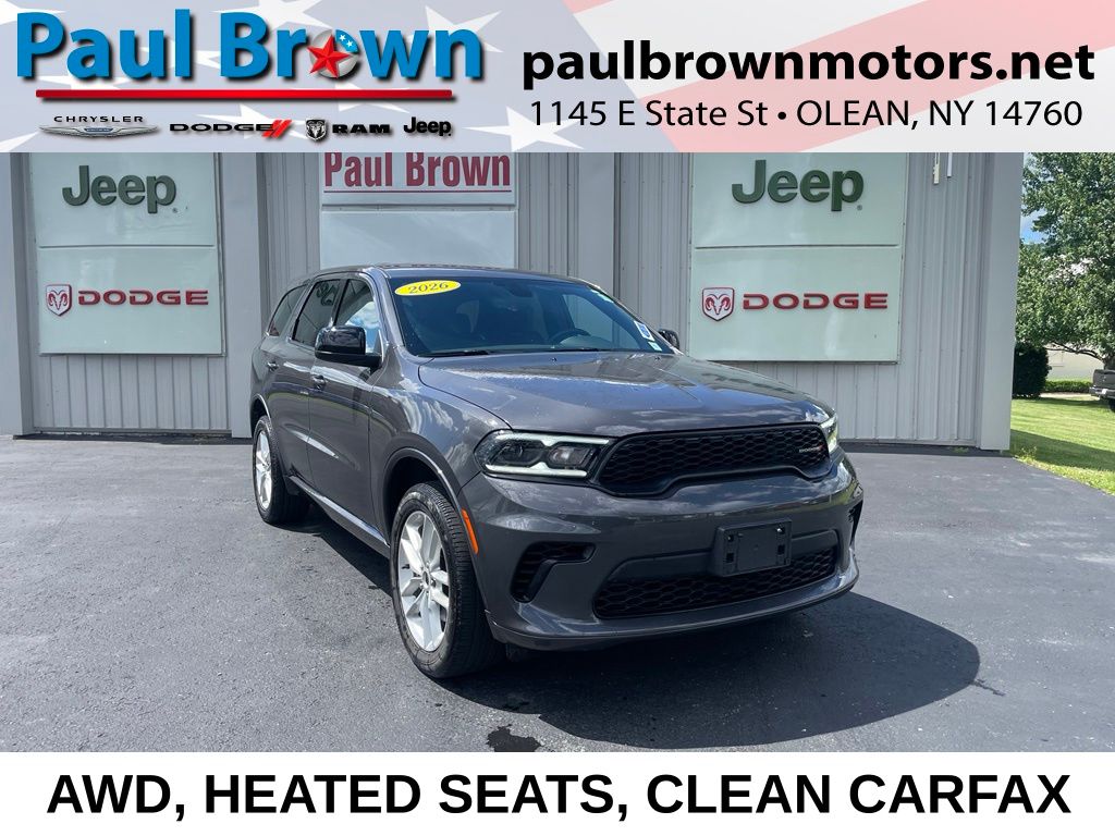 Vapor Gray 2026 Dodge Durango SUV / Crossover All-Wheel Drive 8-Speed Automatic