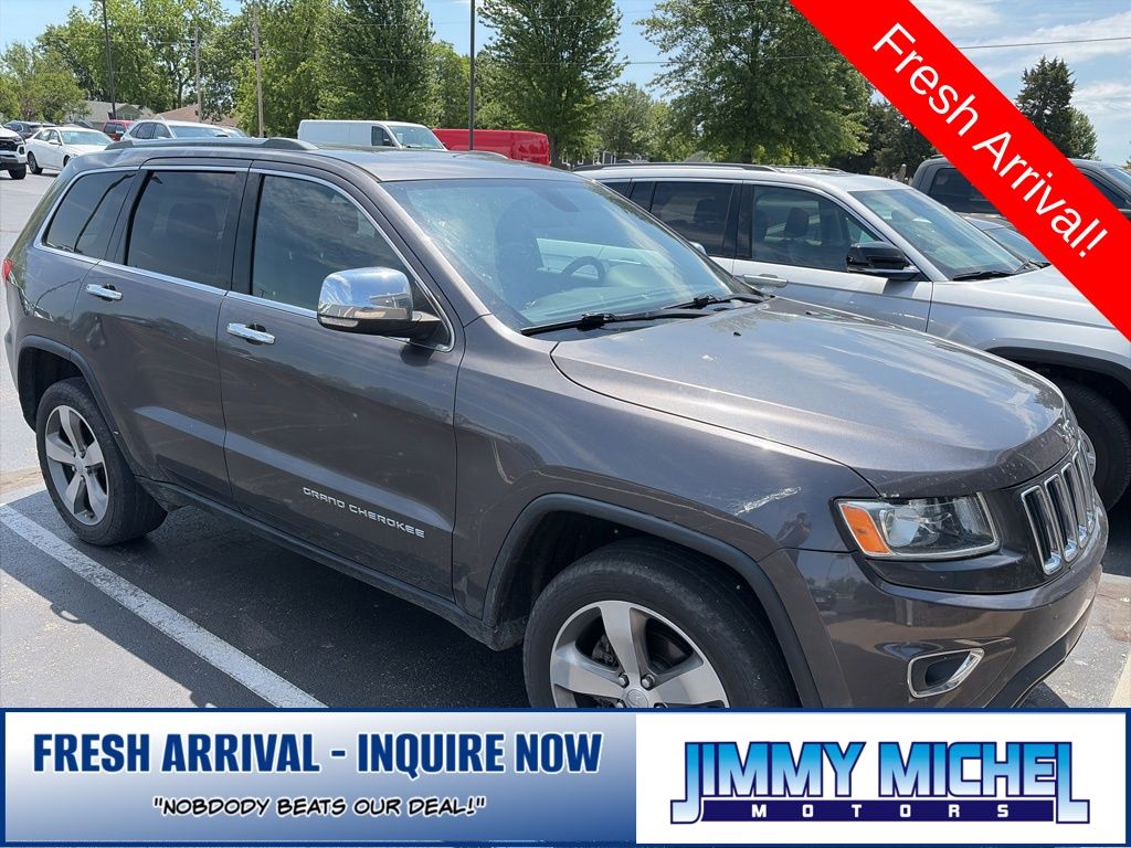 Crystal Metallic 2015 Jeep Grand Cherokee SUV / Crossover Four-Wheel Drive 8-Speed Automatic