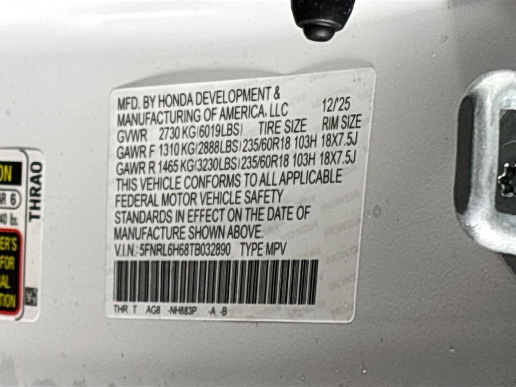 2026 Honda Odyssey EX-L