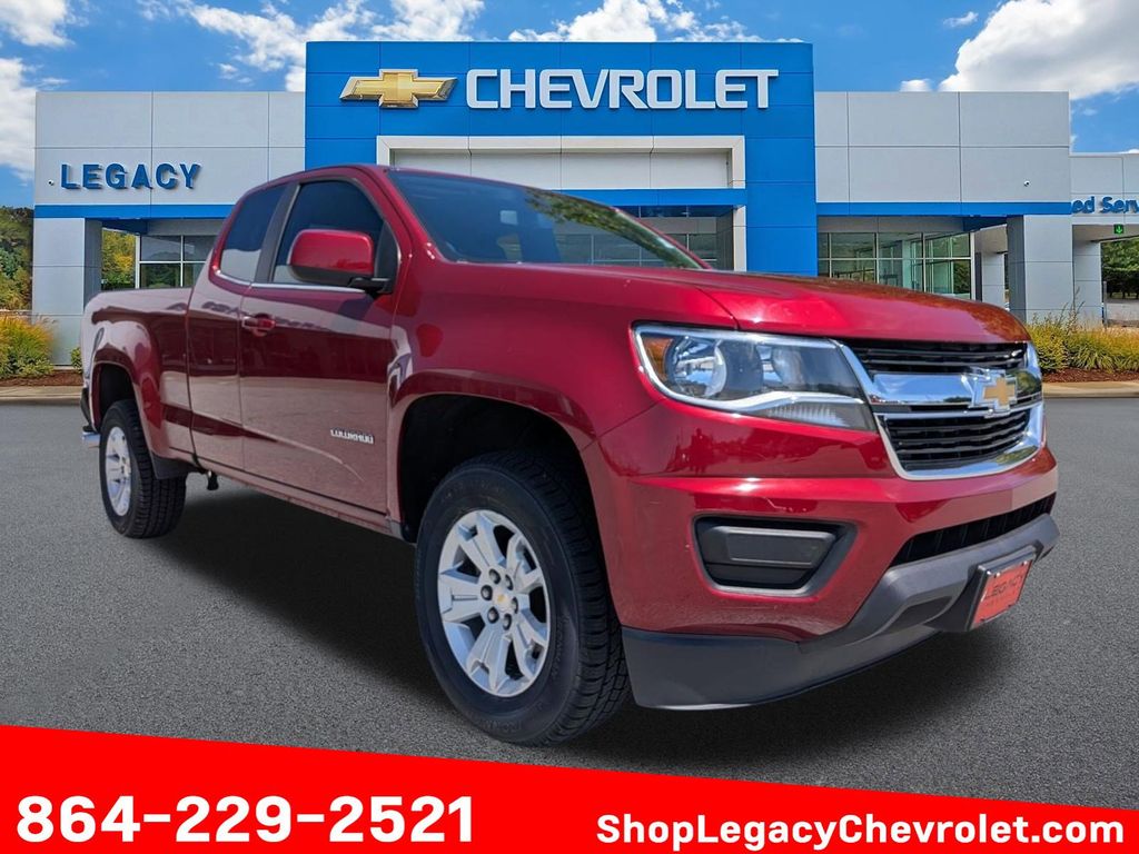 Cajun Red Tintcoat 2018 Chevrolet Colorado LT Extended Cab LB RWD Pickup Truck 4X2 8-Speed Automatic