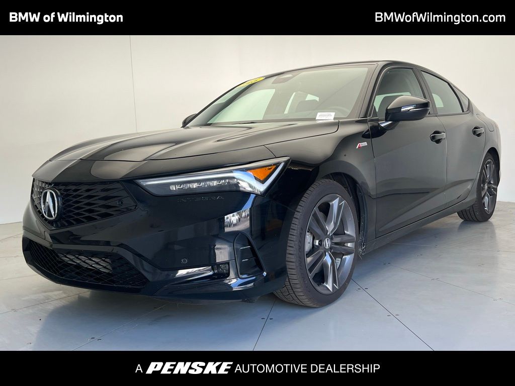 Majestic Black Pearl 2025 Acura Integra FWD with Technology and A-SPEC Package Sedan Front-Wheel Drive Continuously Variable Transmission