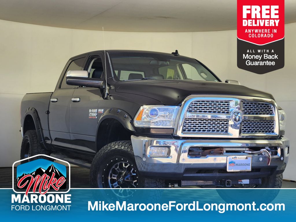 Brilliant Black Crystal Pearlcoat 2016 RAM 2500 Power Wagon Laramie Crew Cab 4WD Pickup Truck Four-Wheel Drive 6-Speed Automatic