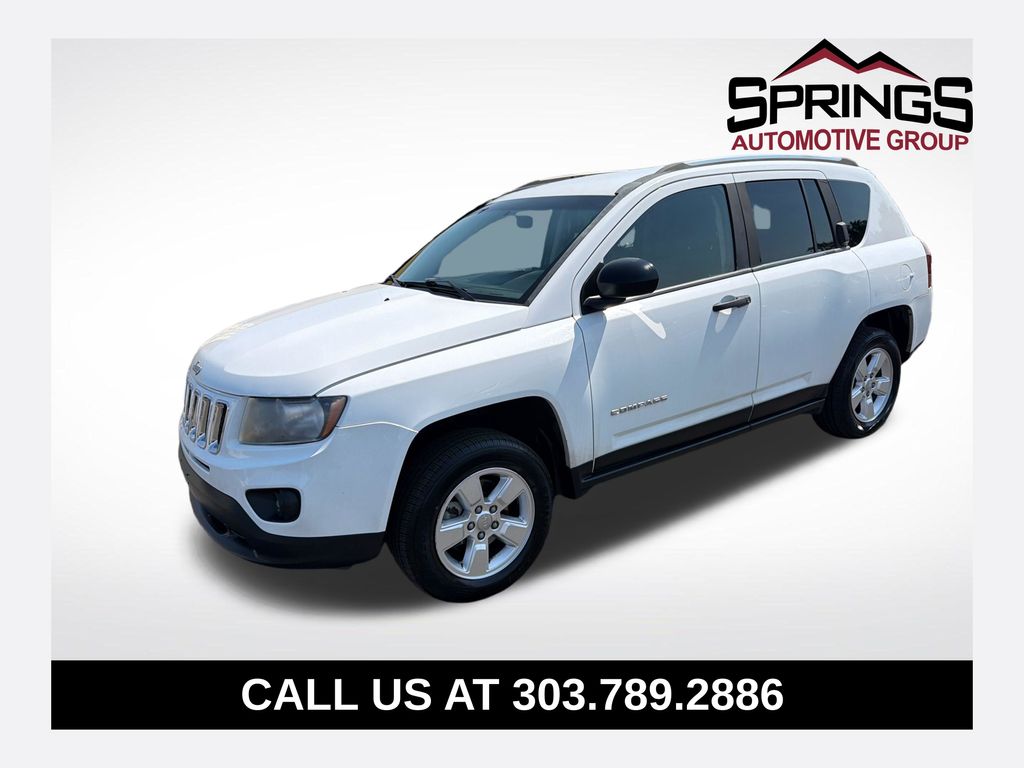 Bright White Clearcoat 2014 Jeep Compass SUV / Crossover Front-Wheel Drive 6-Speed Automatic