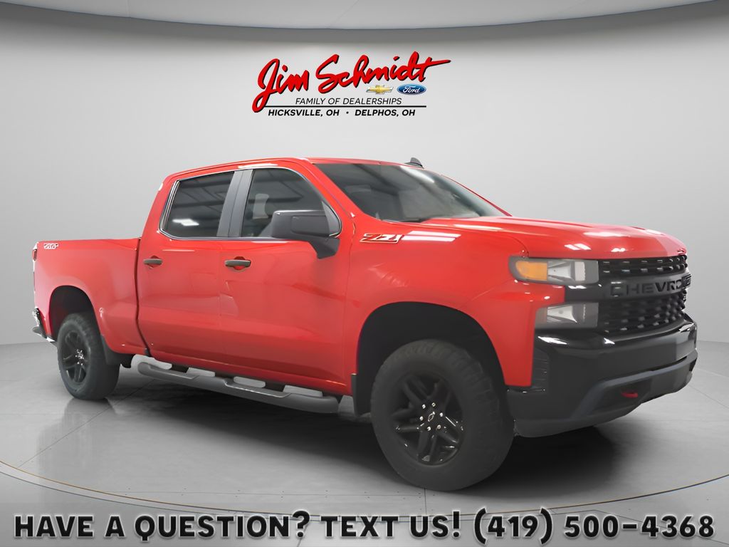 Red Hot 2022 Chevrolet Silverado 1500 Pickup Truck Four-Wheel Drive 8-Speed Automatic