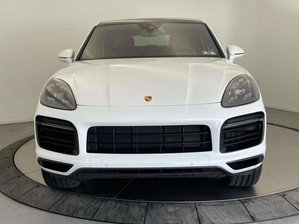 2022 Porsche Cayenne Coupe Platinum Edition White at Audi Porsche Sewickley