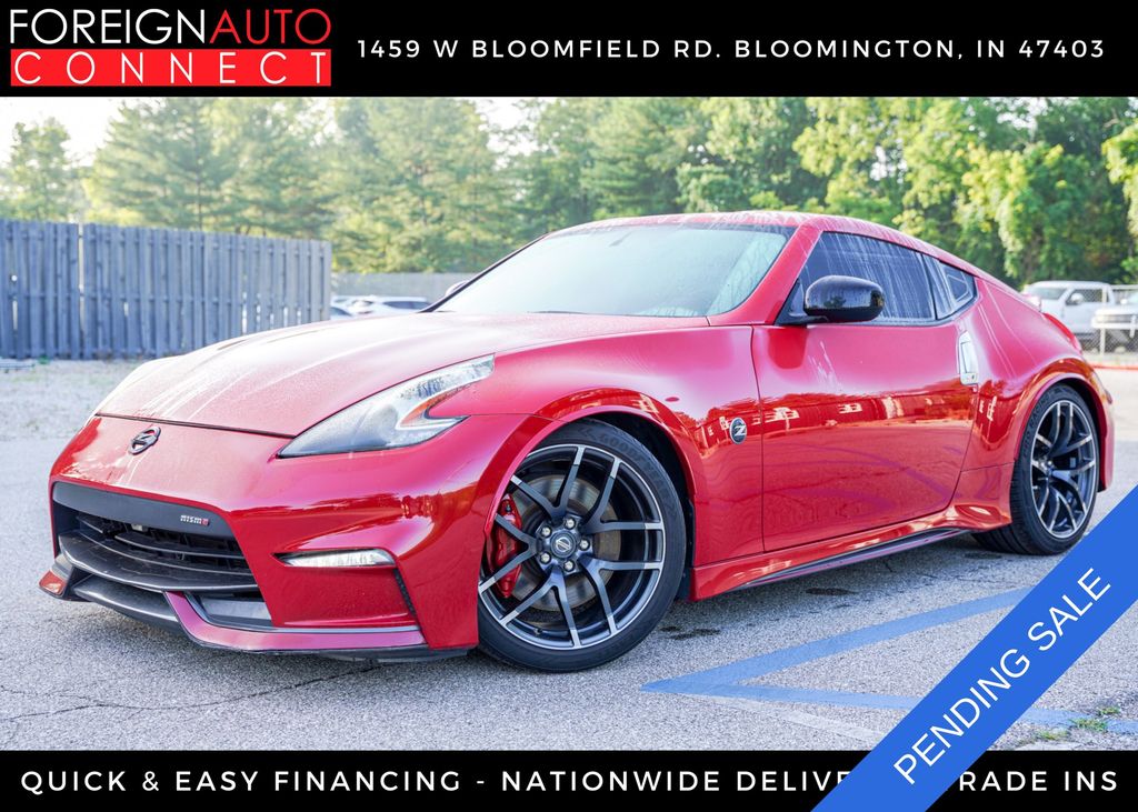 Solid Red 2017 Nissan 370Z Coupe Rear-Wheel Drive 7-Speed Automatic
