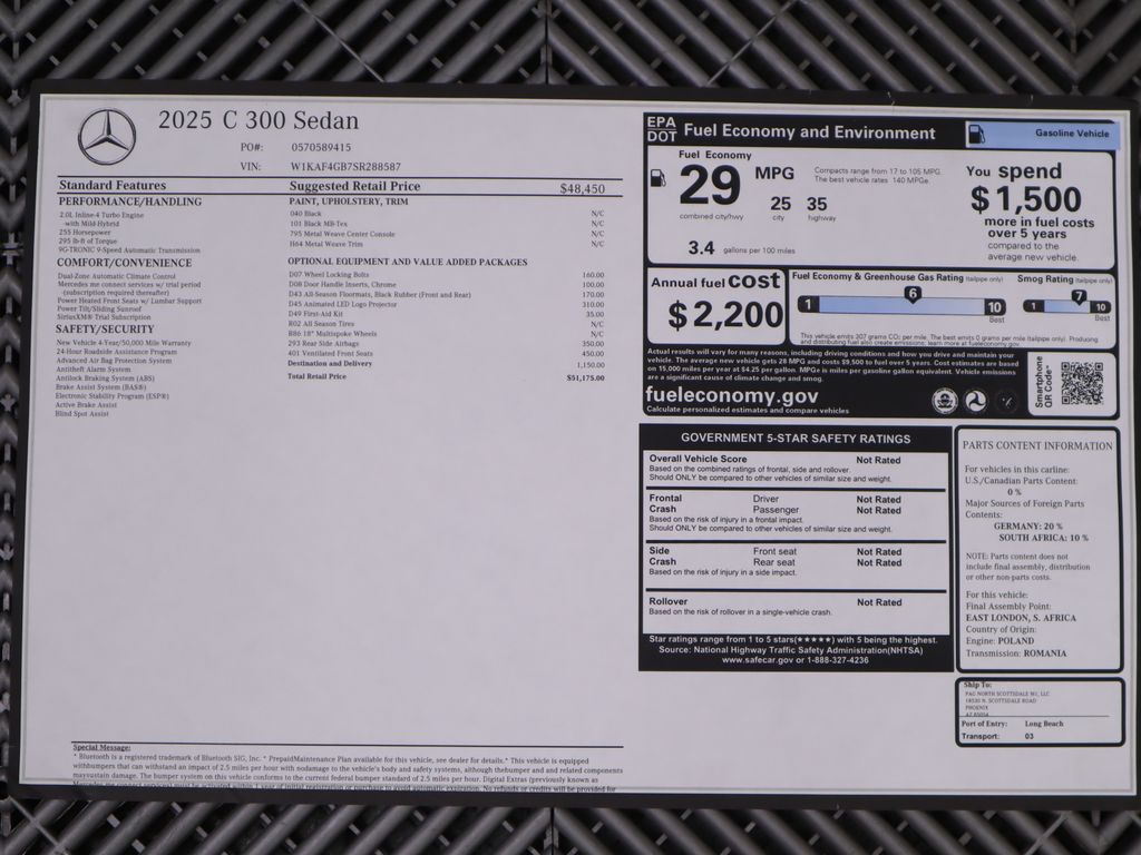 Thumbnail: 2025 Mercedes-Benz C-Class - 9