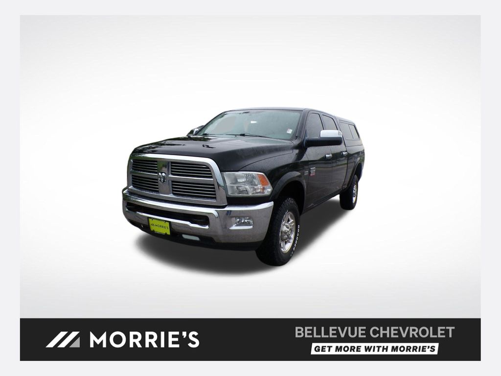 Black Clearcoat 2012 RAM 2500 Laramie Crew Cab 4WD Pickup Truck Four-Wheel Drive 6-Speed Automatic