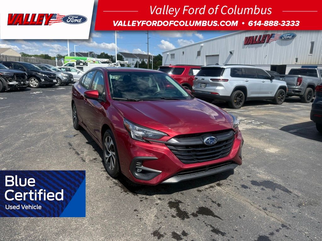 Crimson Red Pearl 2024 Subaru Legacy Premium AWD Sedan All-Wheel Drive Continuously Variable Transmission