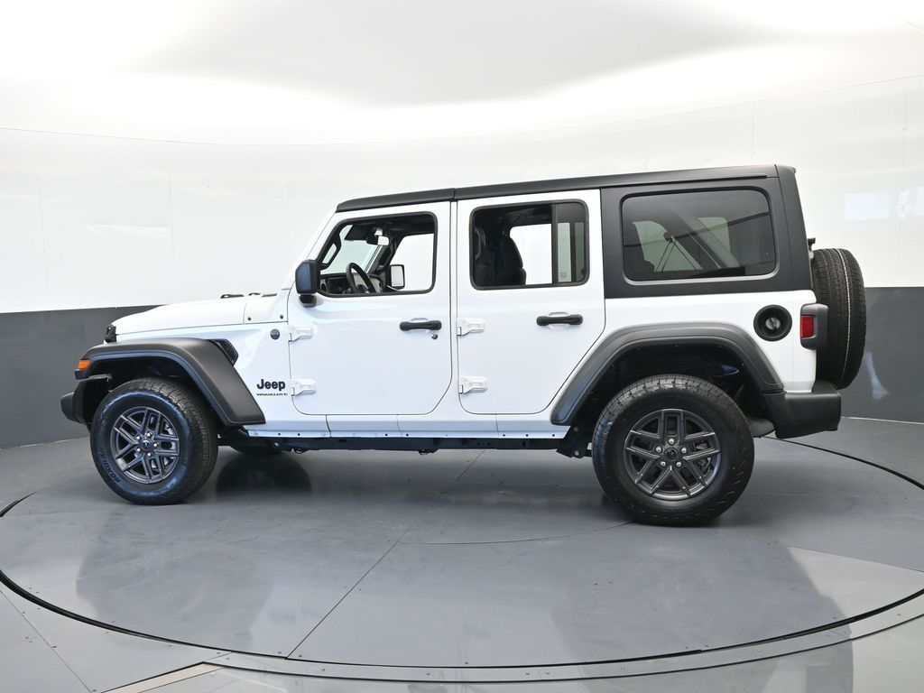 Used 2024 Bright White Clearcoat Jeep Sport S image 3