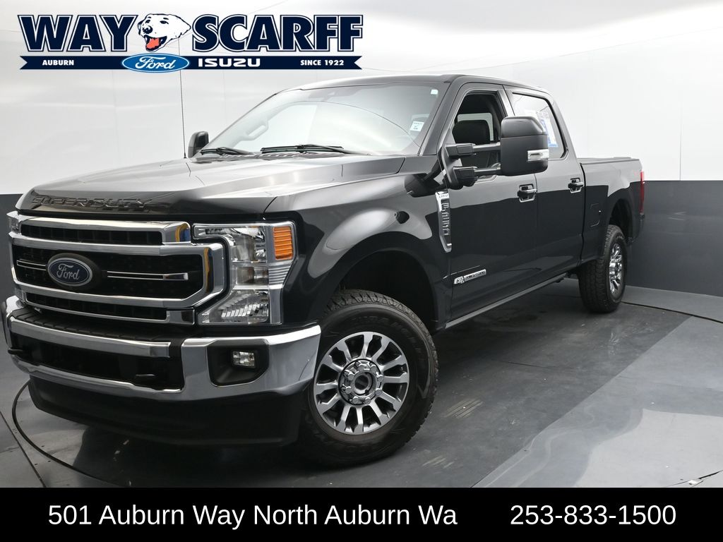 Agate Black Metallic 2020 Ford F-250 Super Duty Pickup Truck Four-Wheel Drive Automatic