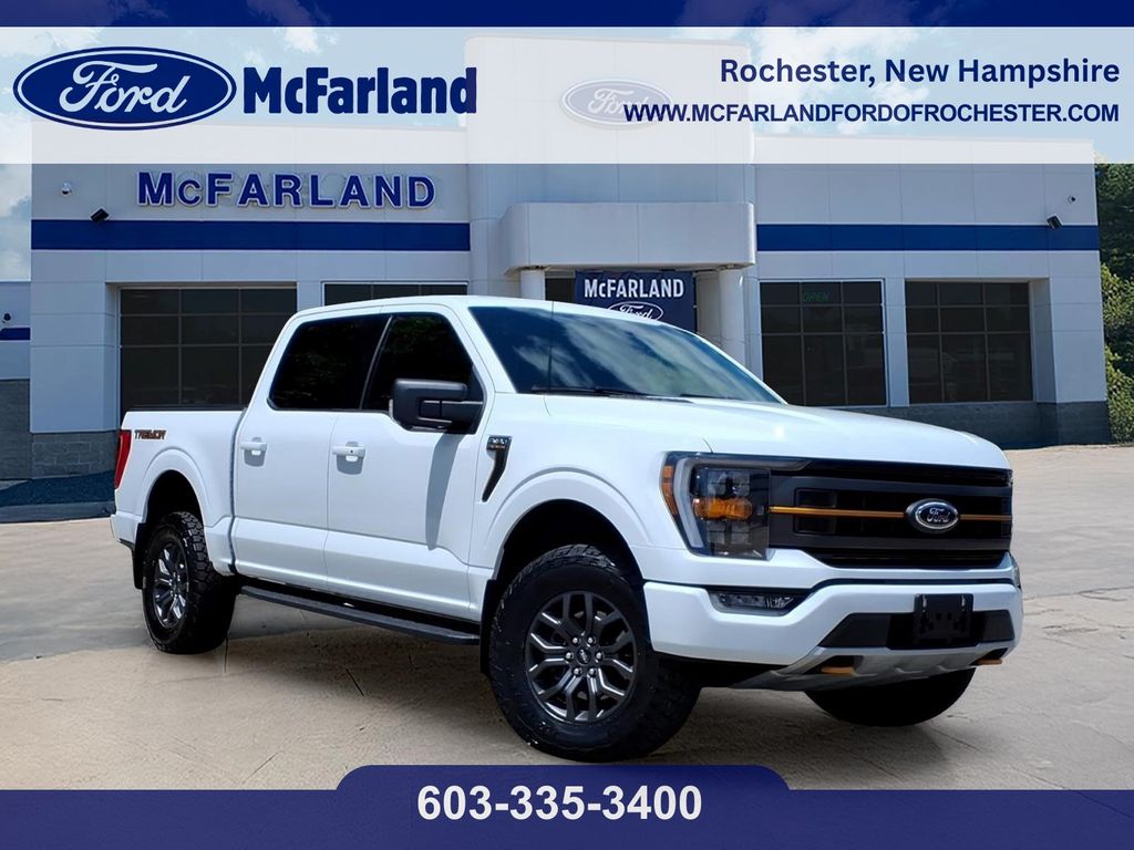 White 2023 Ford F-150 Pickup Truck Four-Wheel Drive Automatic
